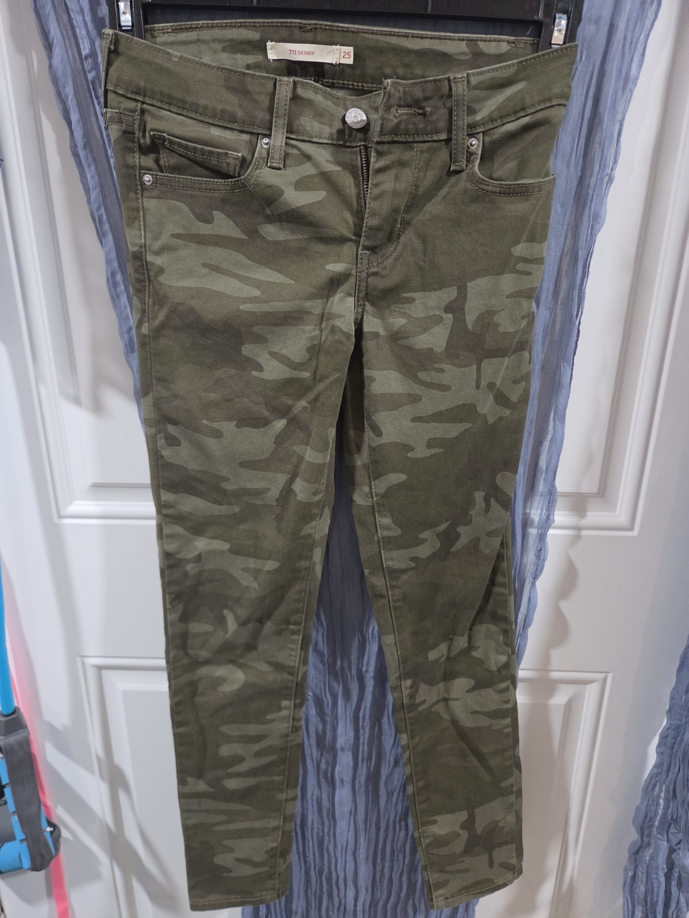 TRE/ND Olive Camo Skinny Pants